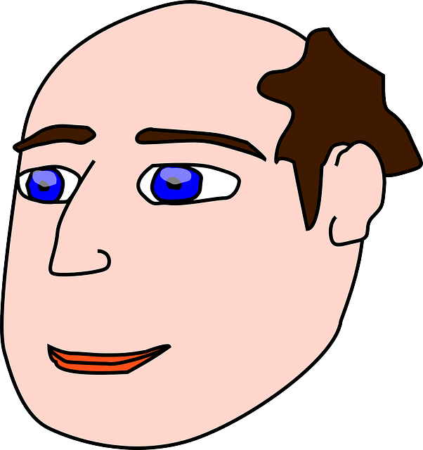 man, bald, head